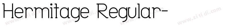 Hermitage Regular字体转换